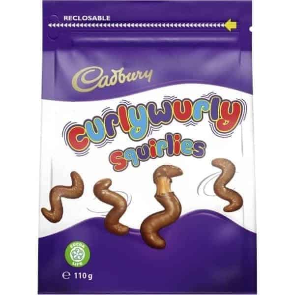 cadbury curlywurly squirlies 110g