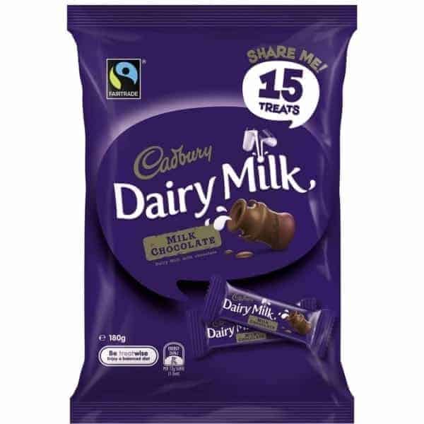 cadbury dairy milk share pack 144g