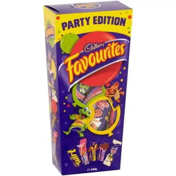 cadbury favourites party pack 570g