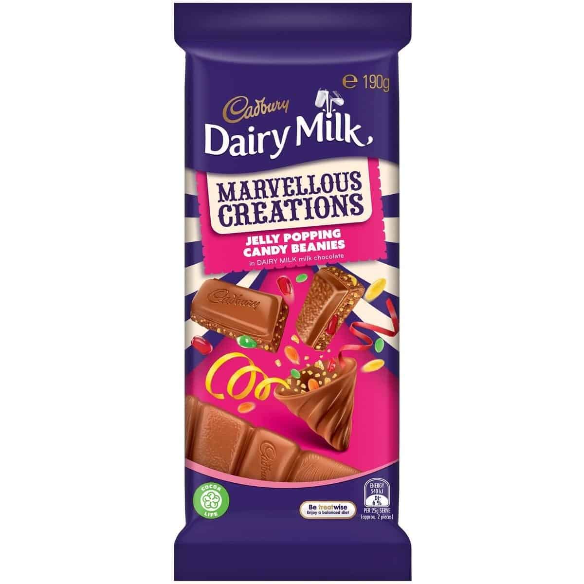 Buy Cadbury Marvellous Creations Jelly Popping Candy Block 190g Online