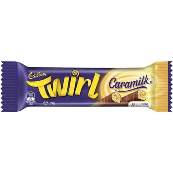 cadbury twirl caramilk bar 39g
