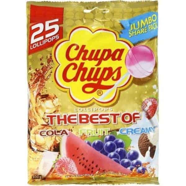 chupa chups lollipops best of 25 pack