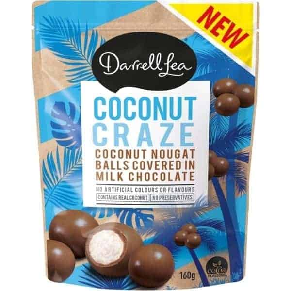 darrell lea coconut craze 160g