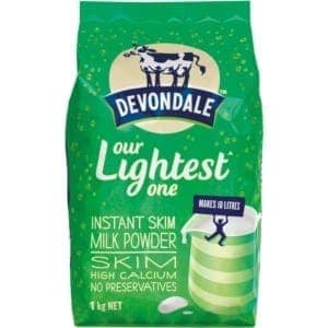 devondale instant skim milk powder 1kg