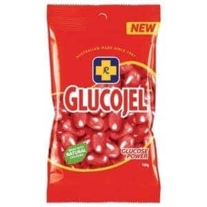 glucojel red jelly beans 150g 2