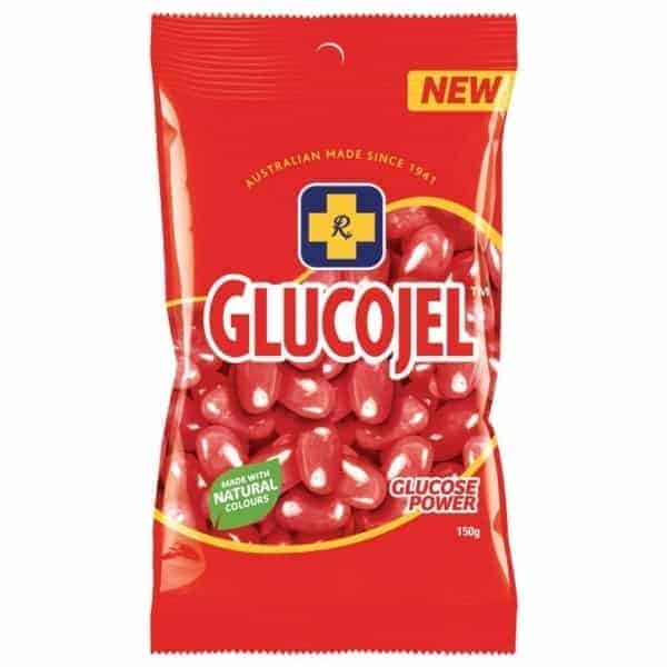 glucojel red jelly beans 150g 2