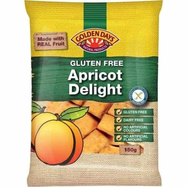golden days fruit snacks bites apricot delight 150g