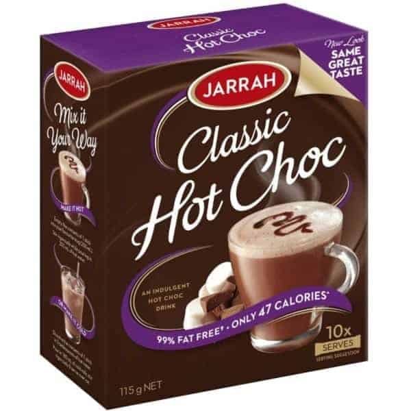 jarrah hot chocolate sachets 10pk 140g