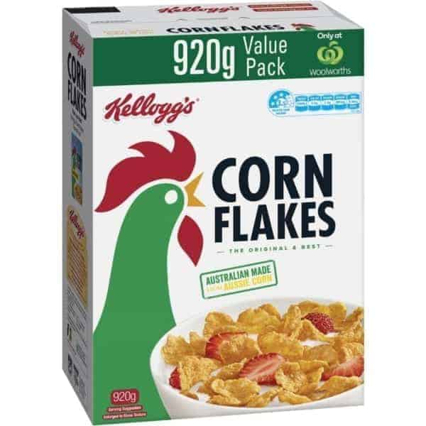 kelloggs corn flakes breakfast cereal 920g