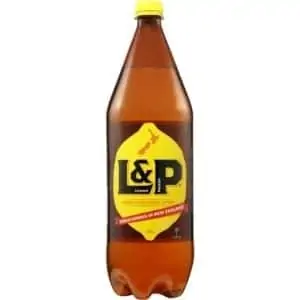 lp lemon paeroa soft drink bottle 15l