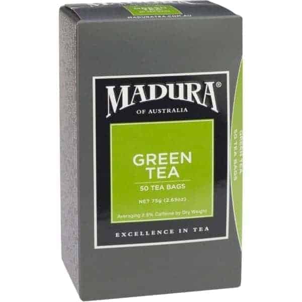 madura green tea bags 50pk 75g