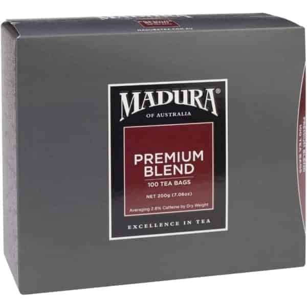 madura premium blend tea bags 100pk 200g