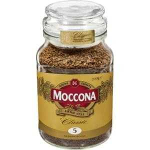 moccona freeze dried instant coffee classic medium roast 200g