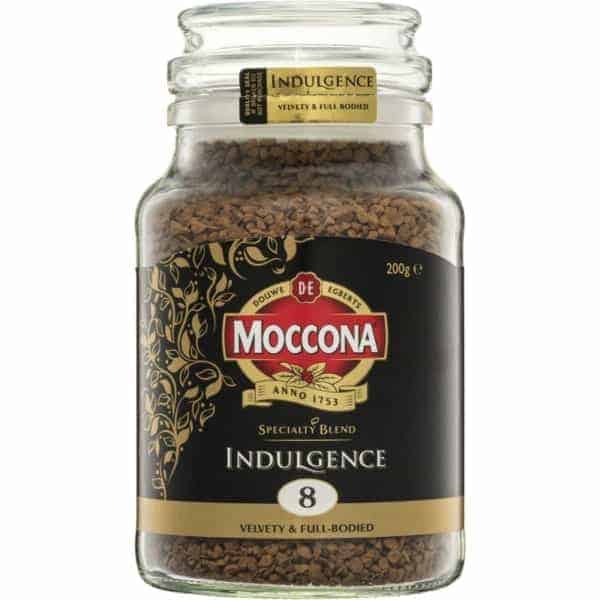 moccona freeze dried instant coffee indulgence 200g