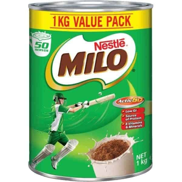 Milo powder drink