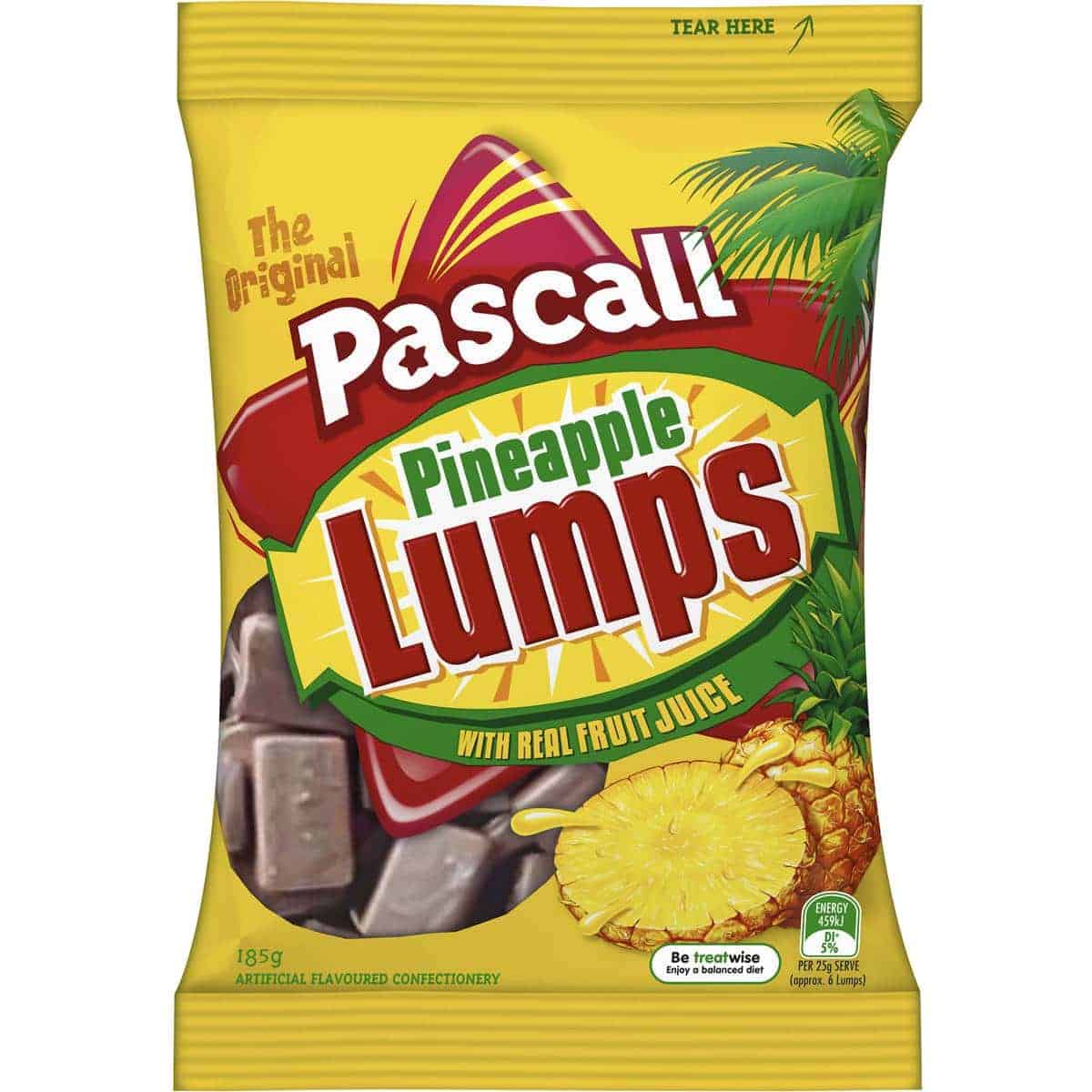 Buy Pascall Pineapple Lumps 185g Online | Worldwide Delivery | Australian Food Shop