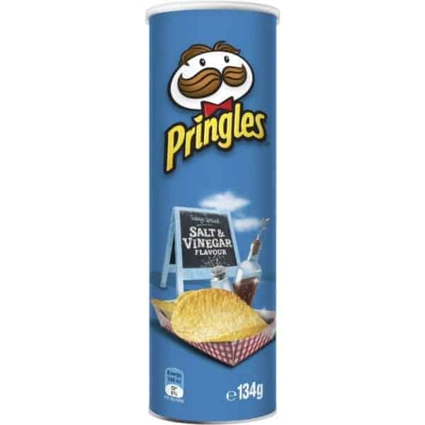 pringles chips salt vinegar 134g