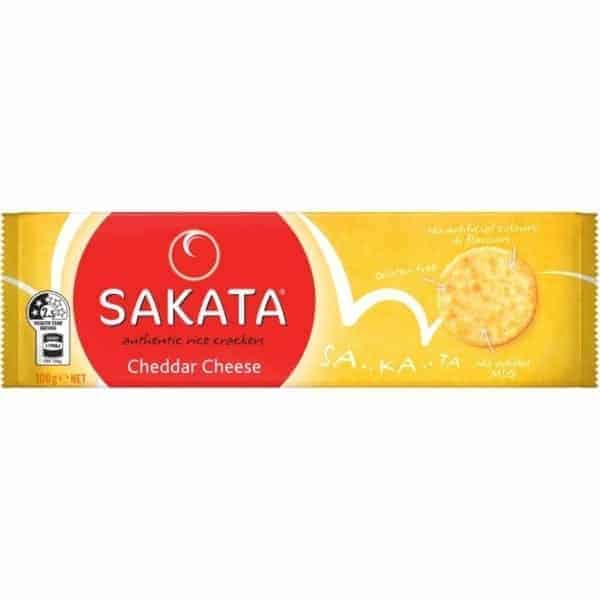 sakata cheddar cheese rice crackers