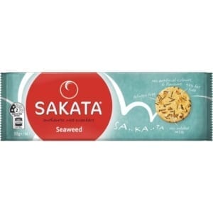 sakata sea weed rice crackers
