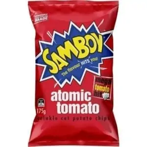 samboy chips atomic tomato 175g