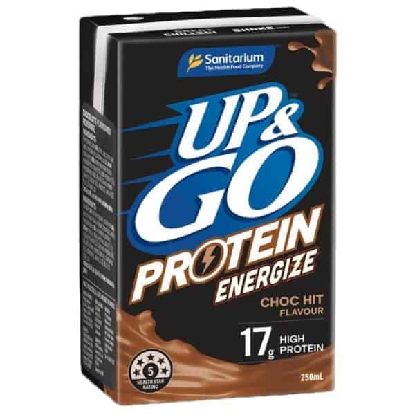 sanitarium up go protein energise choc 1 pack