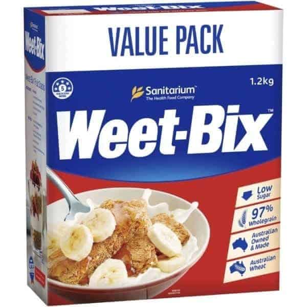 sanitarium weet bix 12kg value pack
