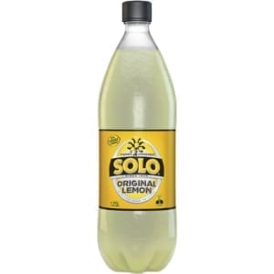 schweppes solo lemon bottle 125l