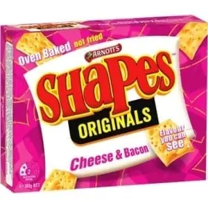 shapes cheese bacon original flavour