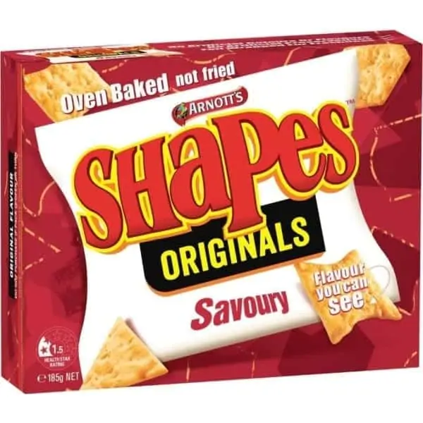 shapes savoury original flavour