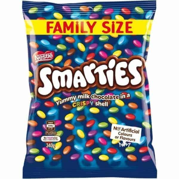 smarties sharepack family size 340g