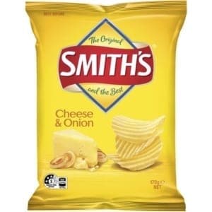 smiths crinkle cut cheese onion 170g