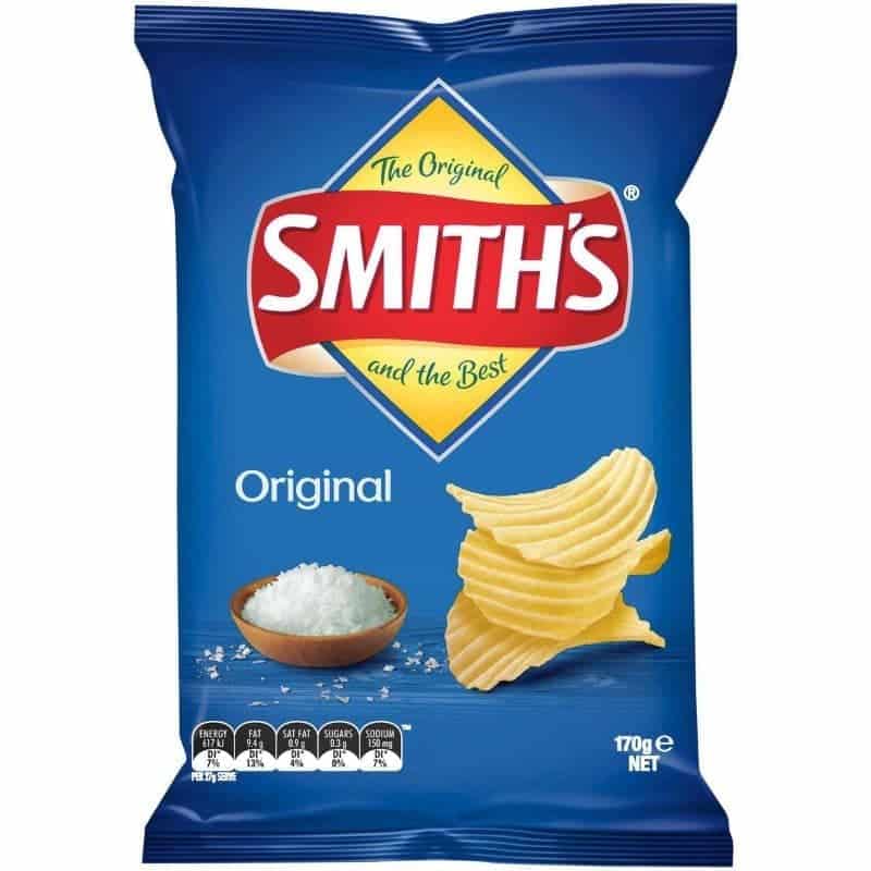 Buy Smiths Crinkle Cut Original 170G Online | Worldwide Delivery |  Australian Food Shop