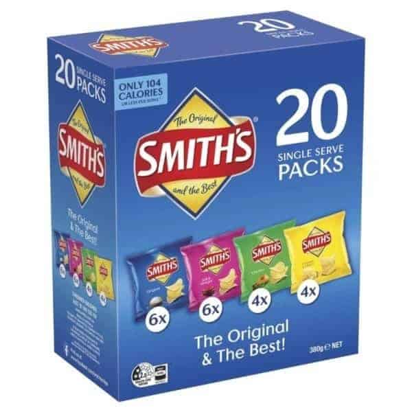 smiths crinkle cut variety 20 pack
