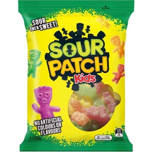 the natural confectionery co sour patch kids 220g