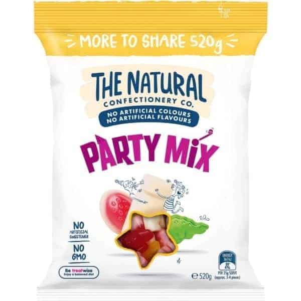 the natural confectionery party mix jumbo 520g