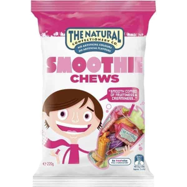 the natural confectionery smoothie chews 220g