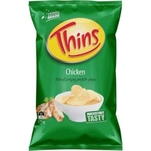 thins chips chicken 175g