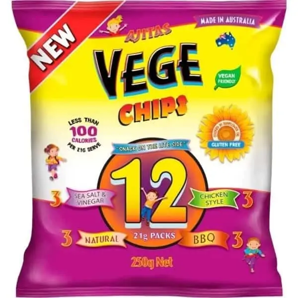 vege chips 12 pack multipack