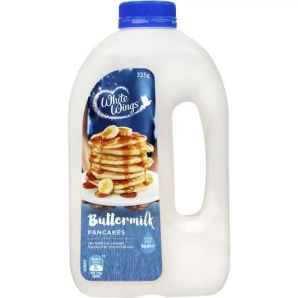 white wings cafe creations buttermilk pancakes 325g