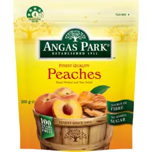 angas park peaches 200g