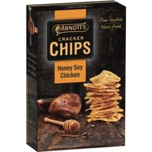 arnotts cracker chips honey soy chicken 150g