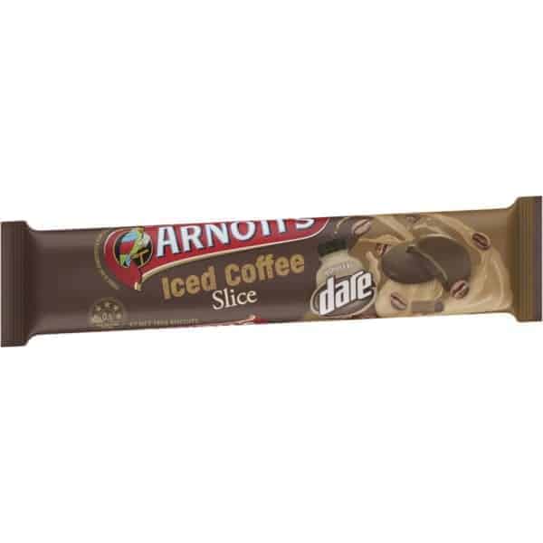 arnotts dare iced coffee slice biscuits 185g