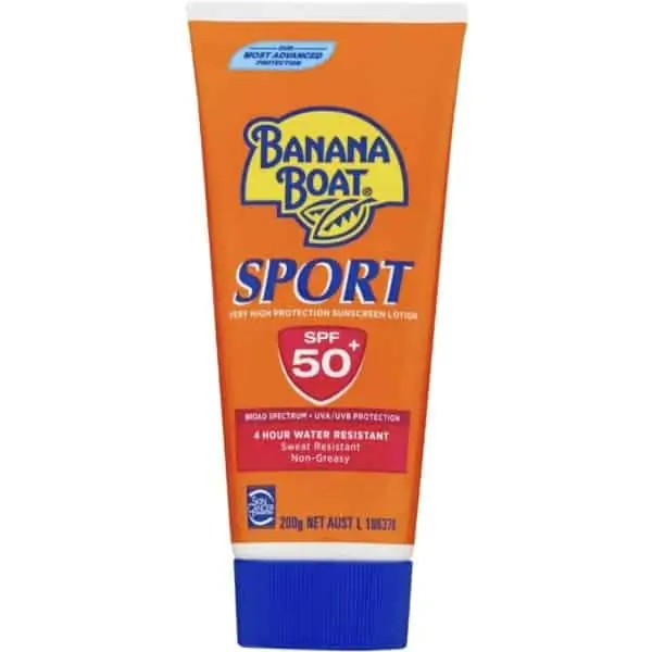 banana boat spf 50 sunscreen sport 200g