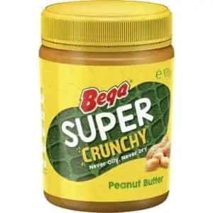 bega peanut butter super crunchy 470g