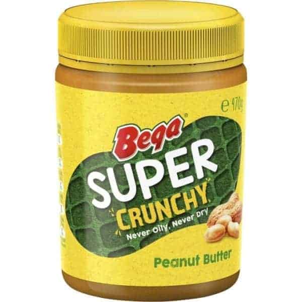 Buy Bega Peanut Butter Super Crunchy 470g Online | Worldwide Delivery ...