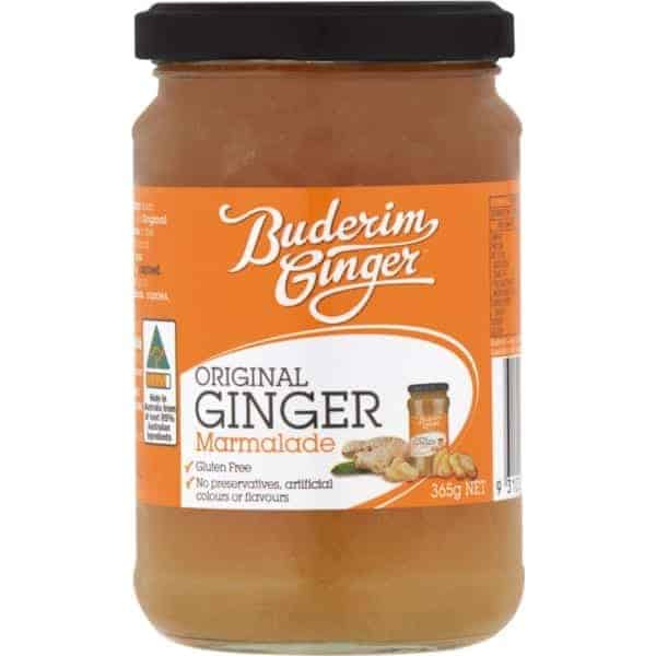 buderim ginger marmalade 365g