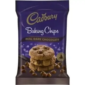 cadbury baking dark chocolate chips 200g