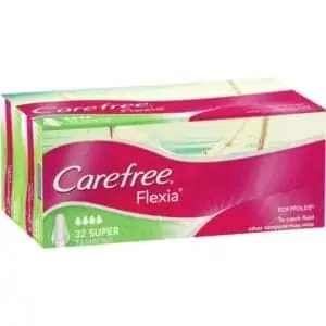 carefree super flexia tampons tampons 32 pack