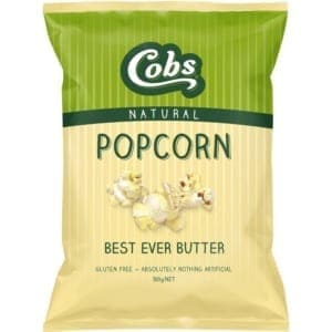 cobs popcorn best ever butter gluten free 100g