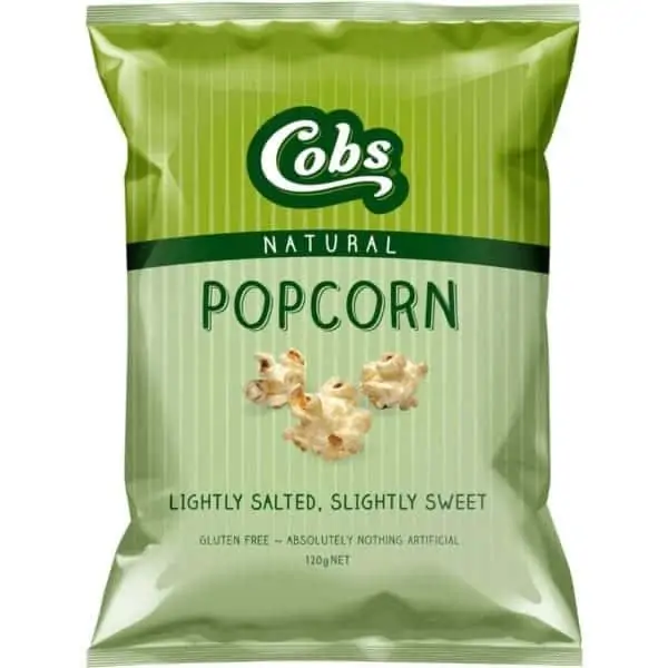 cobs popcorn sweet salty gluten free 120g